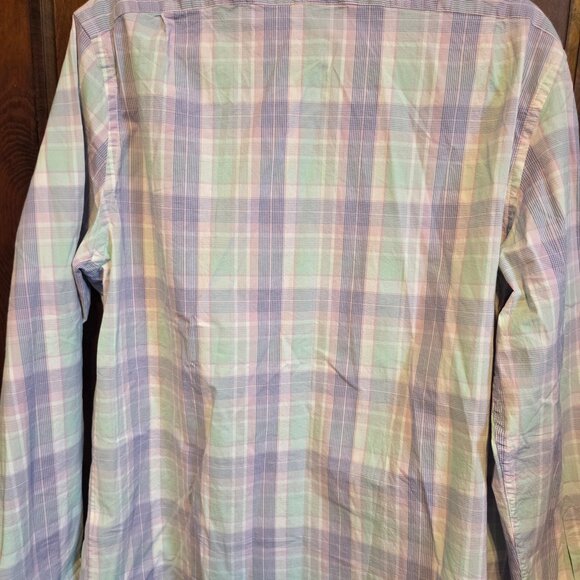 Men's J Crew Flex Washed Plaid Shirt - Picture 3 of 3